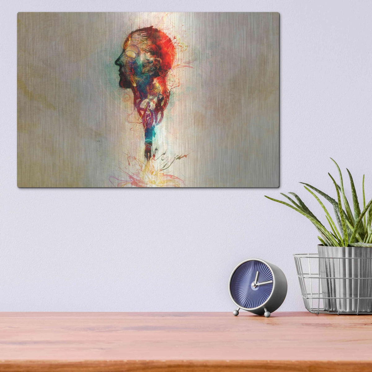 'Leader' by Mario Sanchez Nevado – Metal Wall Art, 16x12 room view
