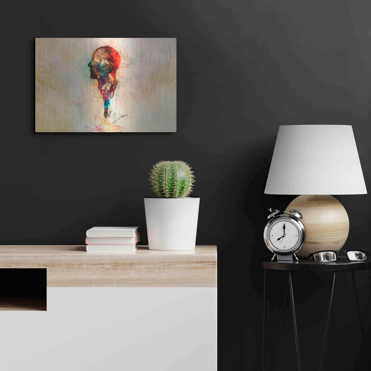 'Leader' by Mario Sanchez Nevado – Metal Wall Art, 24x16 room view
