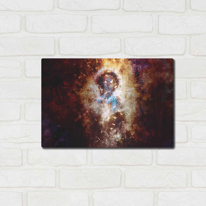 Luxe Metal Art 'The Gamer' by Mario Sanchez Nevado, Metal Wall Art,16x12