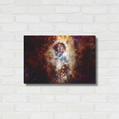 Luxe Metal Art 'The Gamer' by Mario Sanchez Nevado, Metal Wall Art,24x16