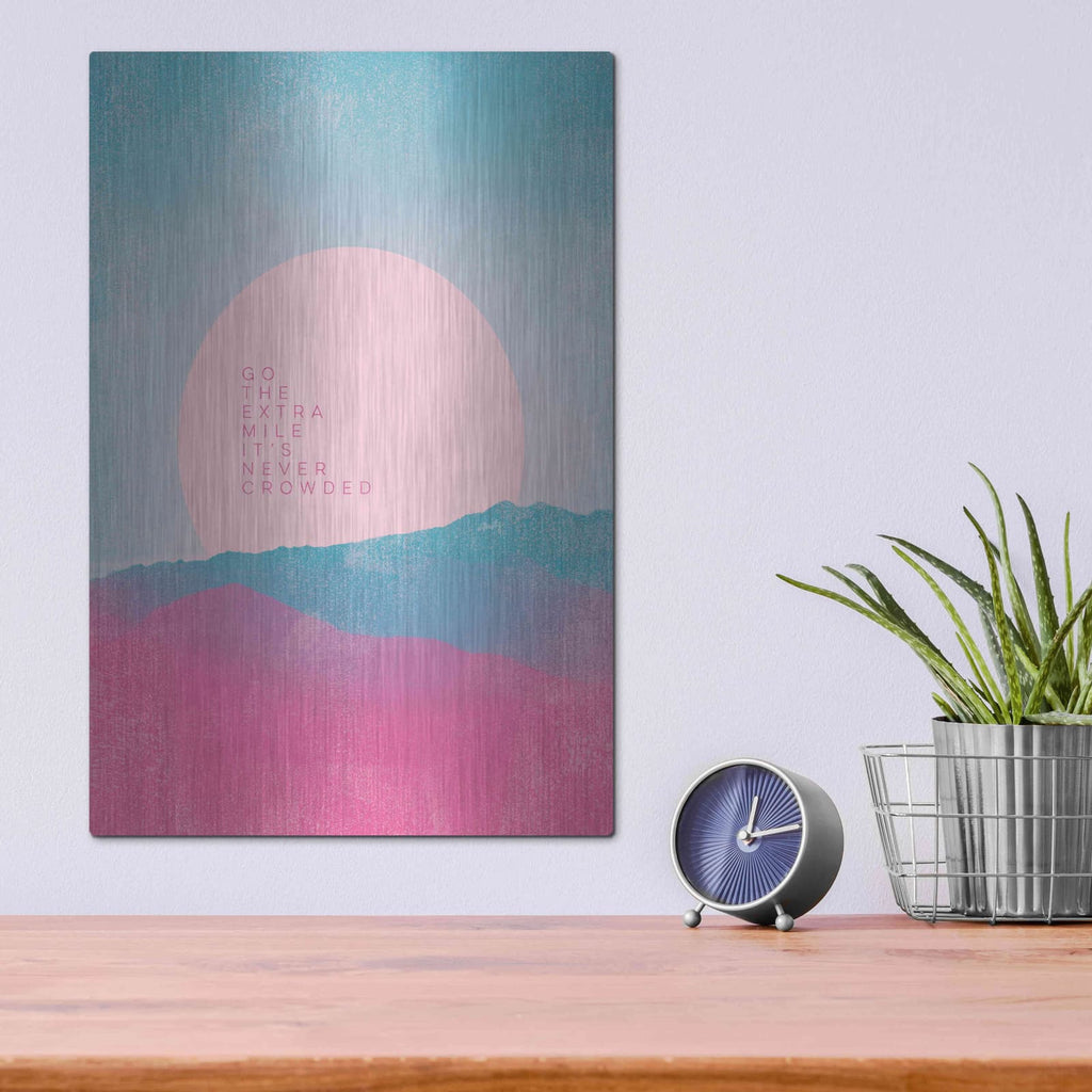 'Go the Extra Mile II' by Misty Michelle – Metal Wall Art, 12x16 room view