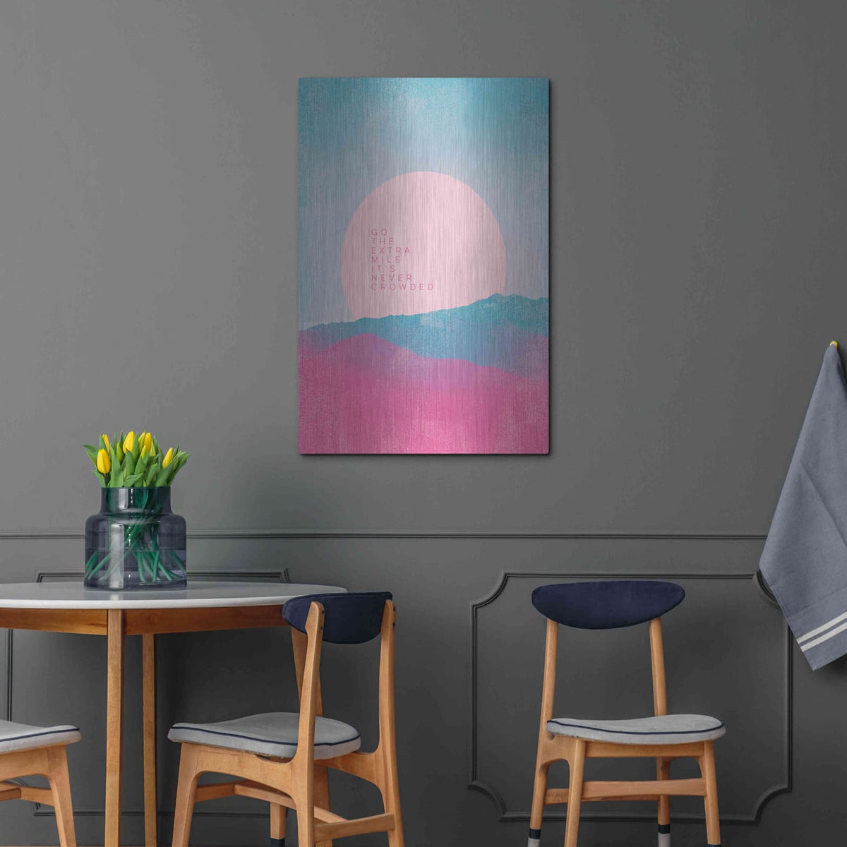 'Go the Extra Mile II' by Misty Michelle – Metal Wall Art, 24x36 room view