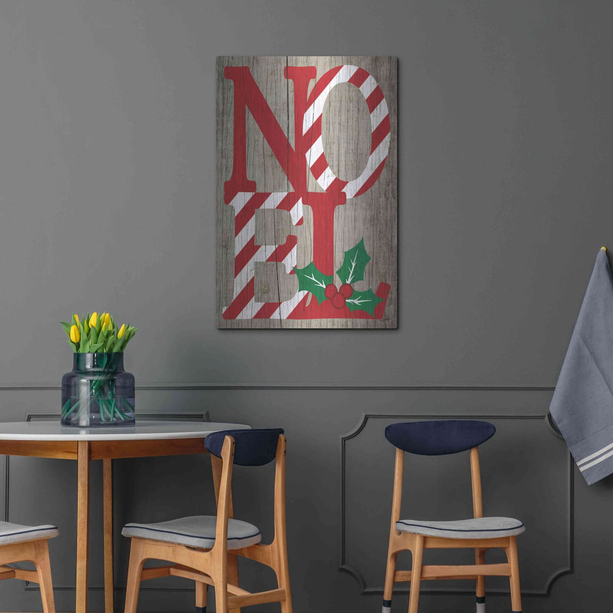 'Noel' by Misty Michelle – Metal Wall Art, 24x36 room view