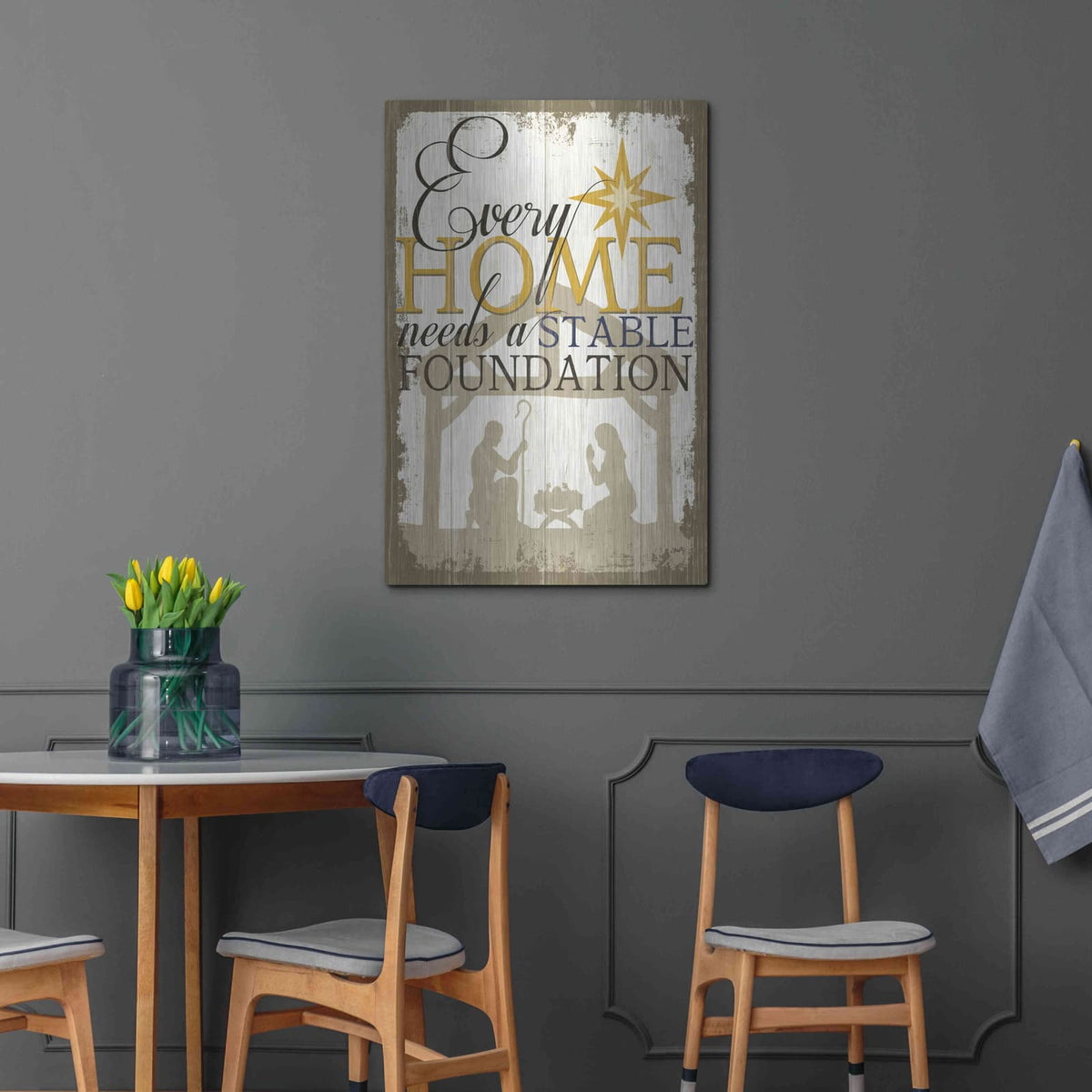 'Stable Foundation' by Misty Michelle – Metal Wall Art, 24x36 room view