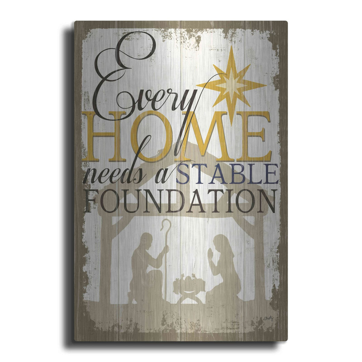 'Stable Foundation' by Misty Michelle – Metal Wall Art