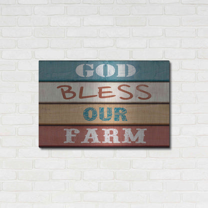 Luxe Metal Art 'Farm Sentiment IV' by Alonzo Saunders, Metal Wall Art,36x24