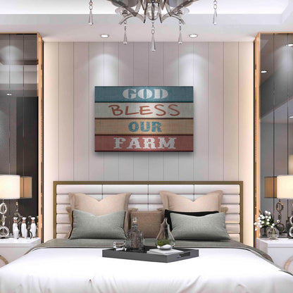 Luxe Metal Art 'Farm Sentiment IV' by Alonzo Saunders, Metal Wall Art,36x24