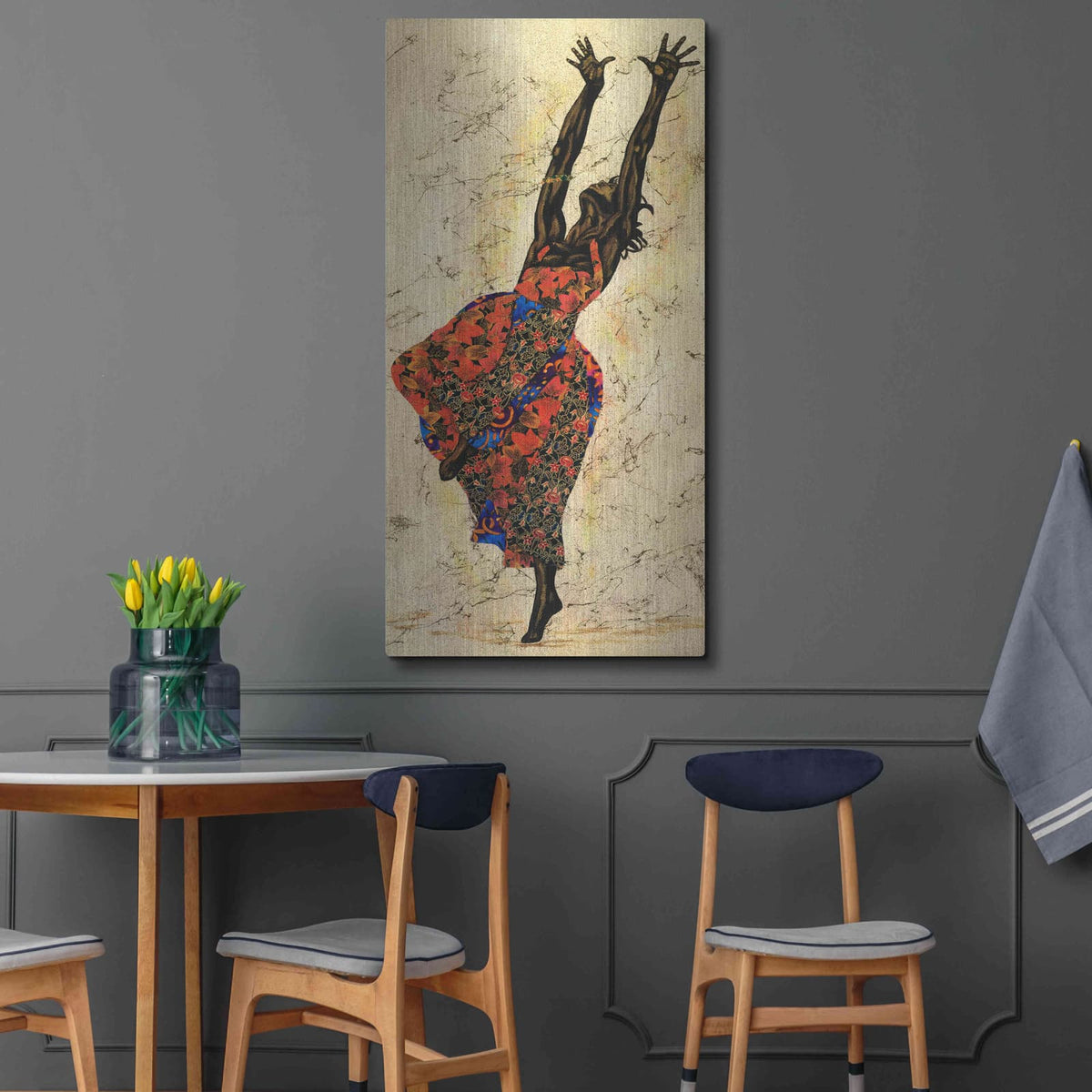 'Her Freedom' by Alonzo Saunders – Metal Wall Art, 24x48 room view