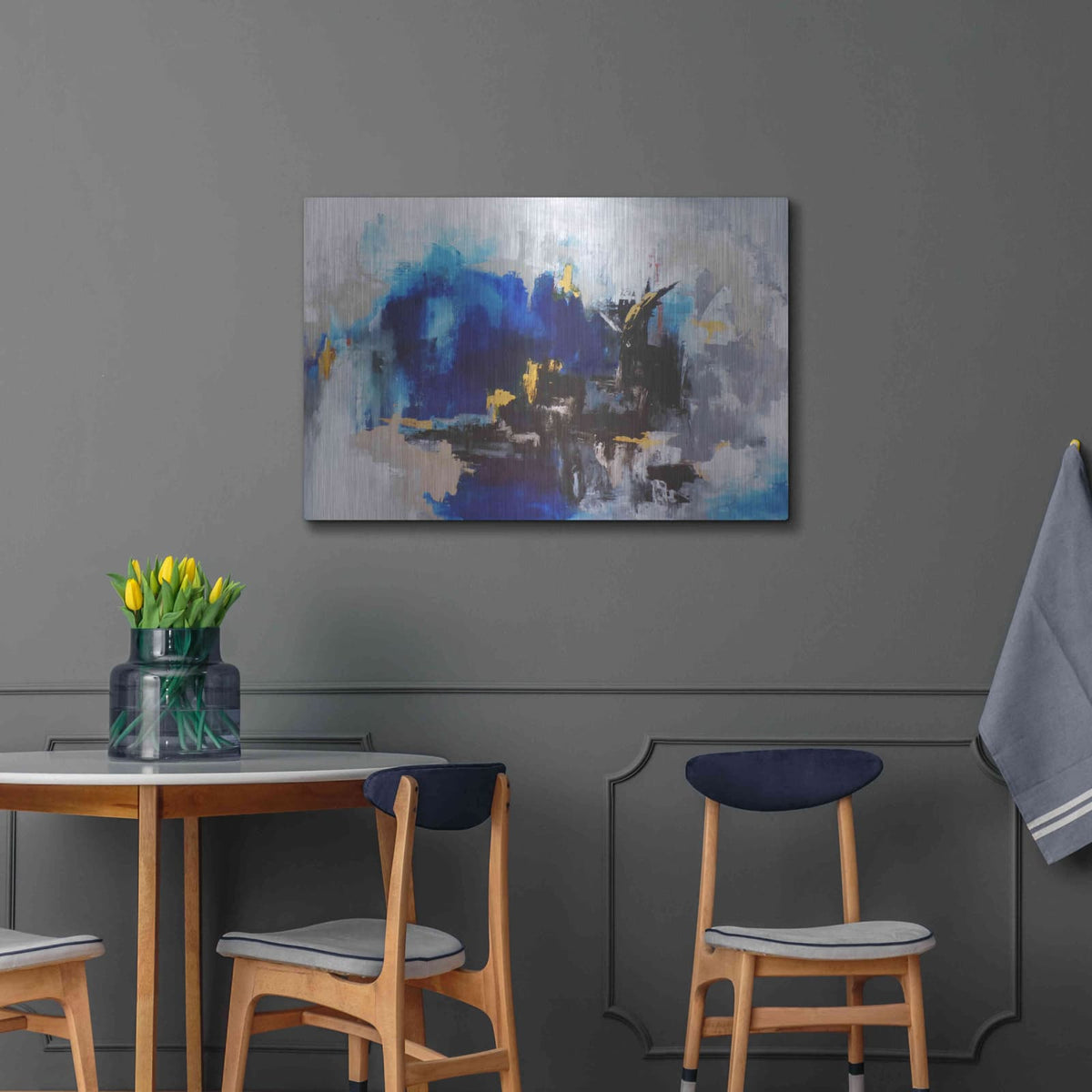 'Mi Cuidad' by Leticia Herrera – Metal Wall Art, 36x24 room view
