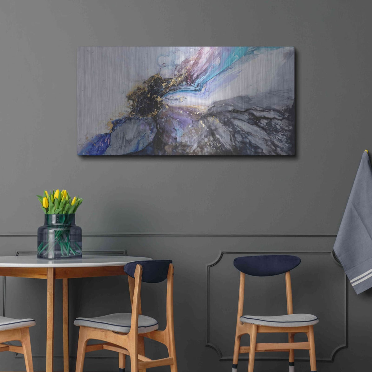 'Luis' by Leticia Herrera – Metal Wall Art, 48x24 room view