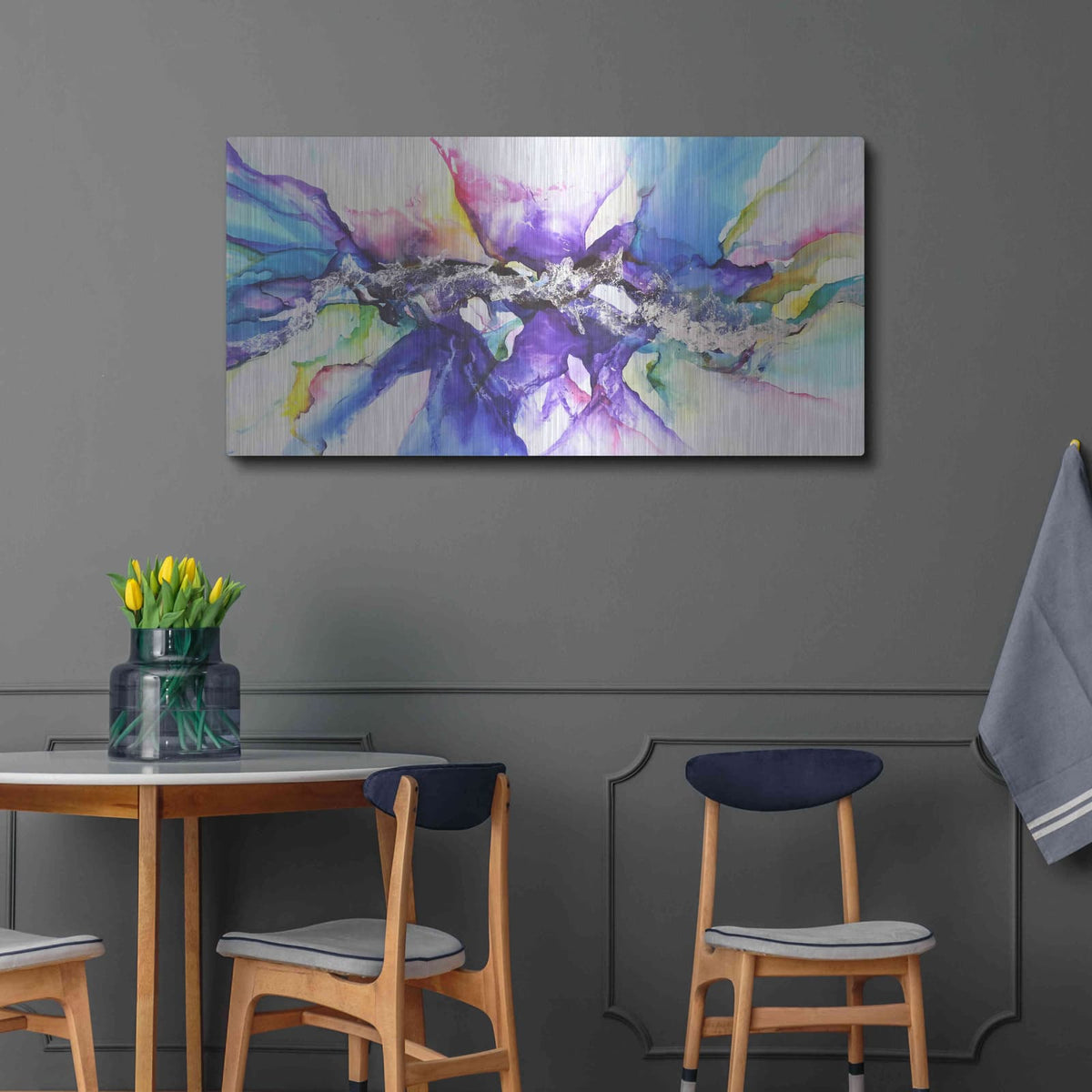 'Moncada' by Leticia Herrera – Metal Wall Art, 48x24 room view