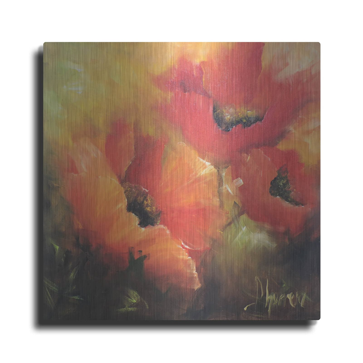 'En Rojos' by Leticia Herrera – Metal Wall Art
