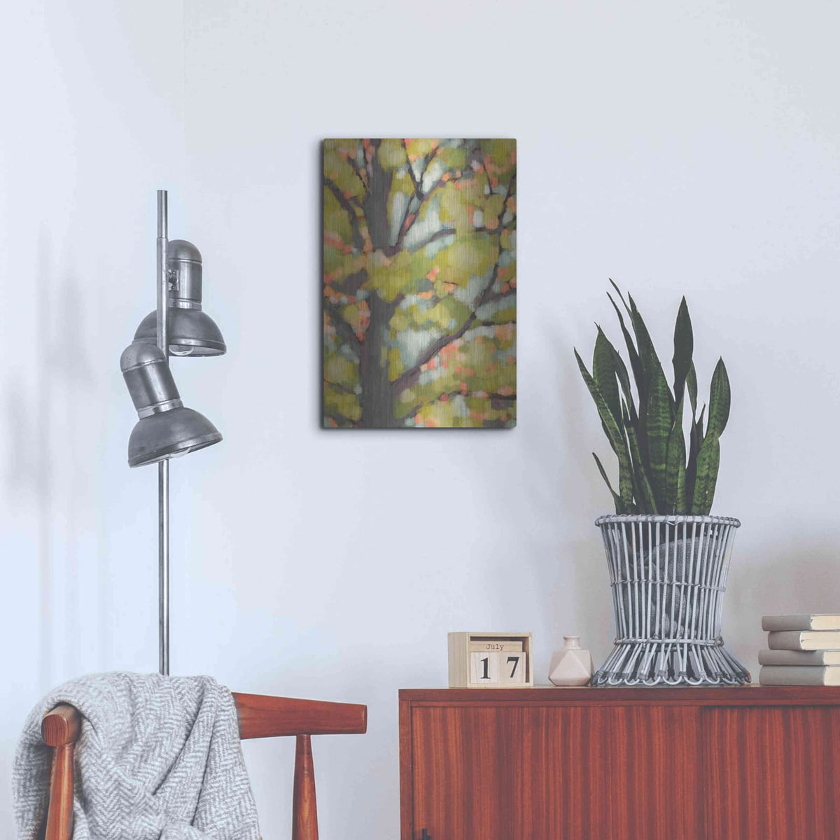 'Dappled Dusk II' by Chariklia Zarris – Metal Wall Art, 16x24 room view