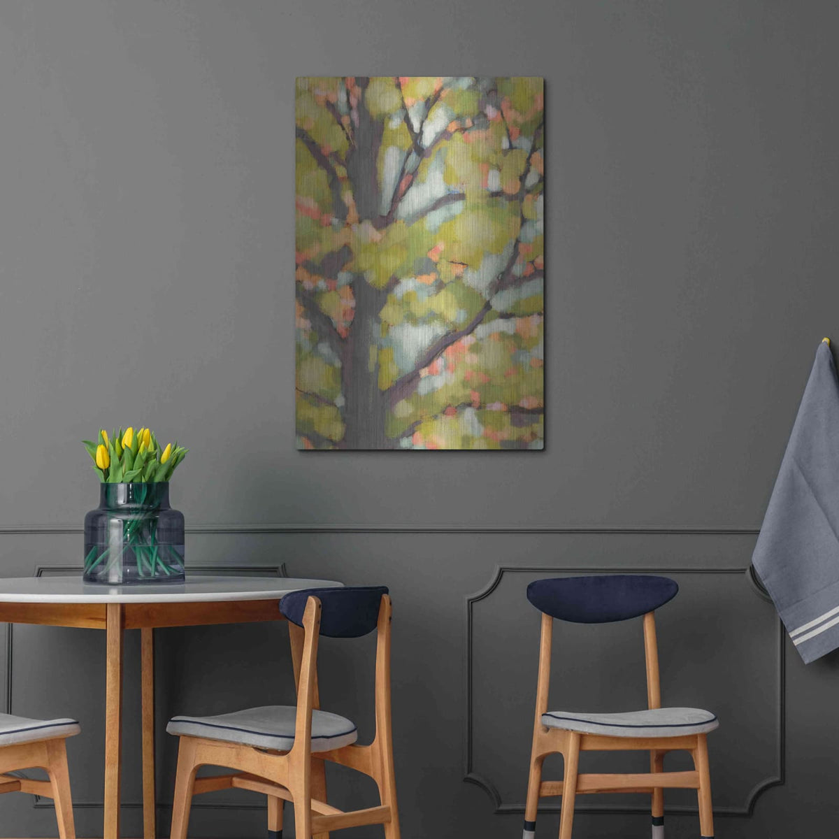 'Dappled Dusk II' by Chariklia Zarris – Metal Wall Art, 24x36 room view