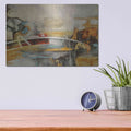 'Composicion I' by Gabriela Villarreal – Metal Wall Art, 16x12 room view