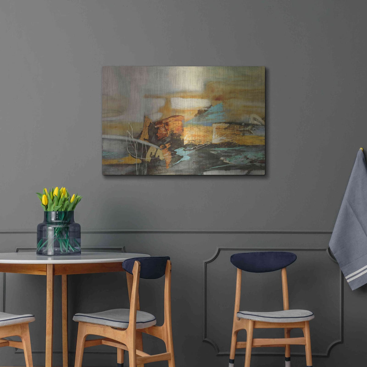'Composicion II' by Gabriela Villarreal – Metal Wall Art, 36x24 room view