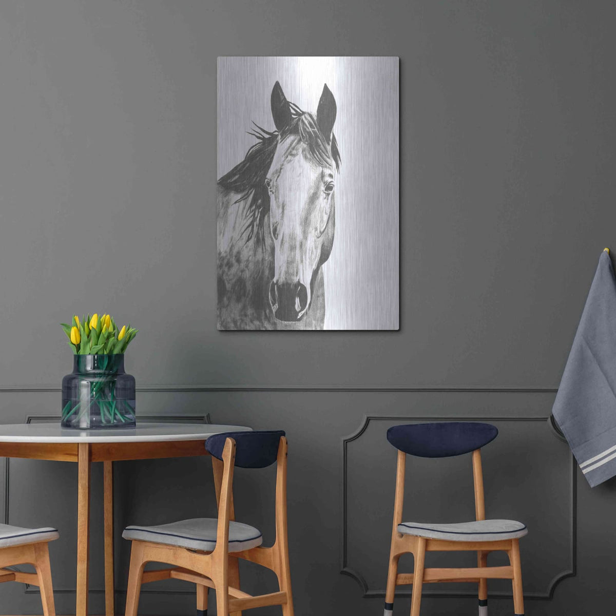 'Wildlife Snapshot Horse I' by Naomi McCavitt – Metal Wall Art, 24x36 room view