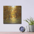 'Cottonwoods' by Sheila Finch – Metal Wall Art, 12x12 room view