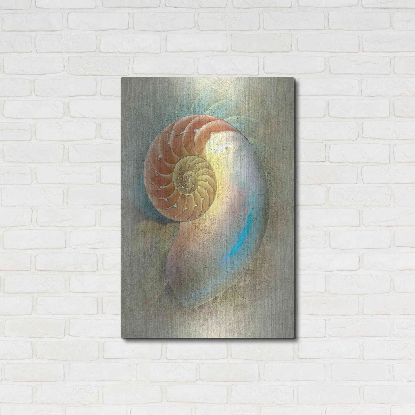 Luxe Metal Art 'Aquatica II' by Steve Hunziker, Metal Wall Art,24x36