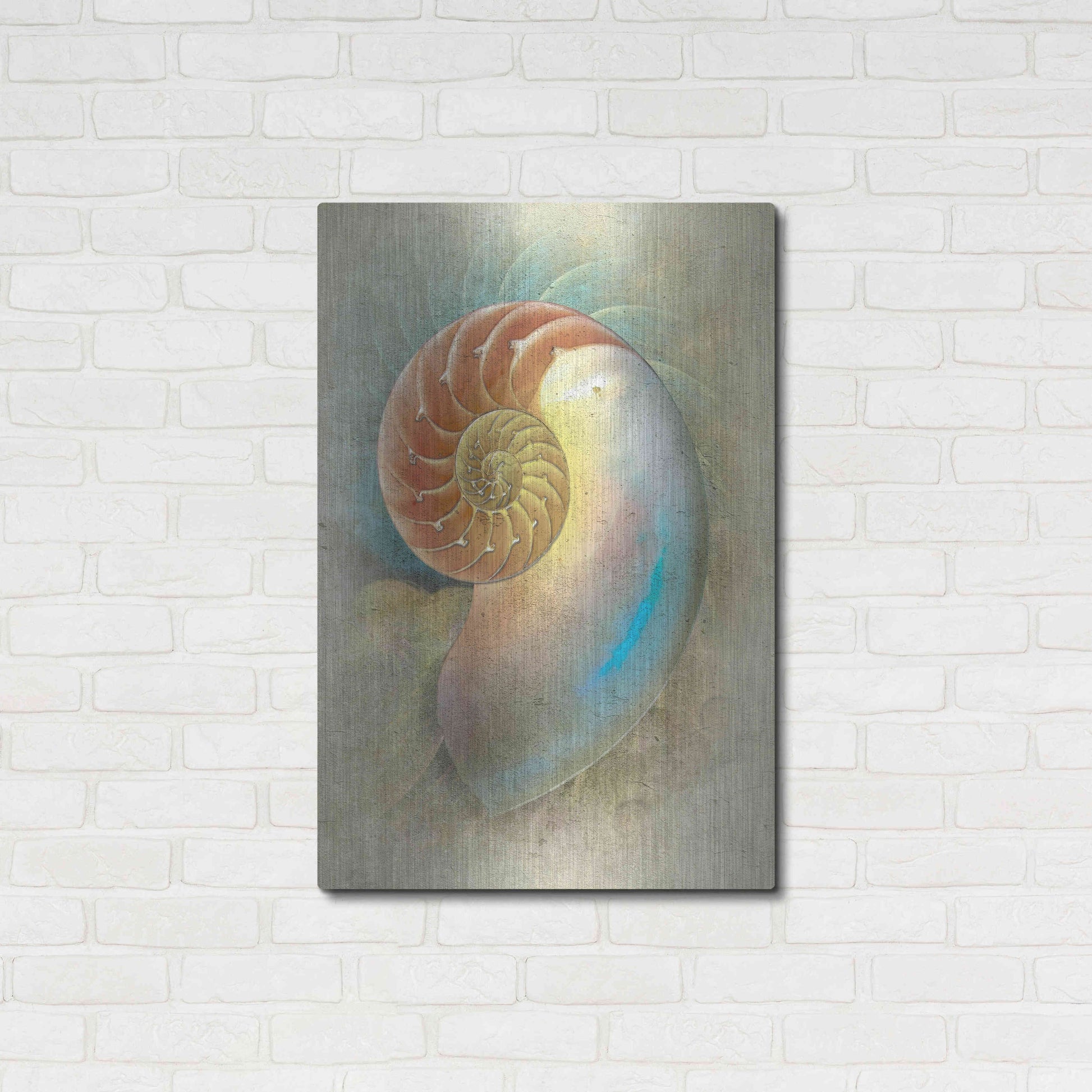 Luxe Metal Art 'Aquatica II' by Steve Hunziker, Metal Wall Art,24x36