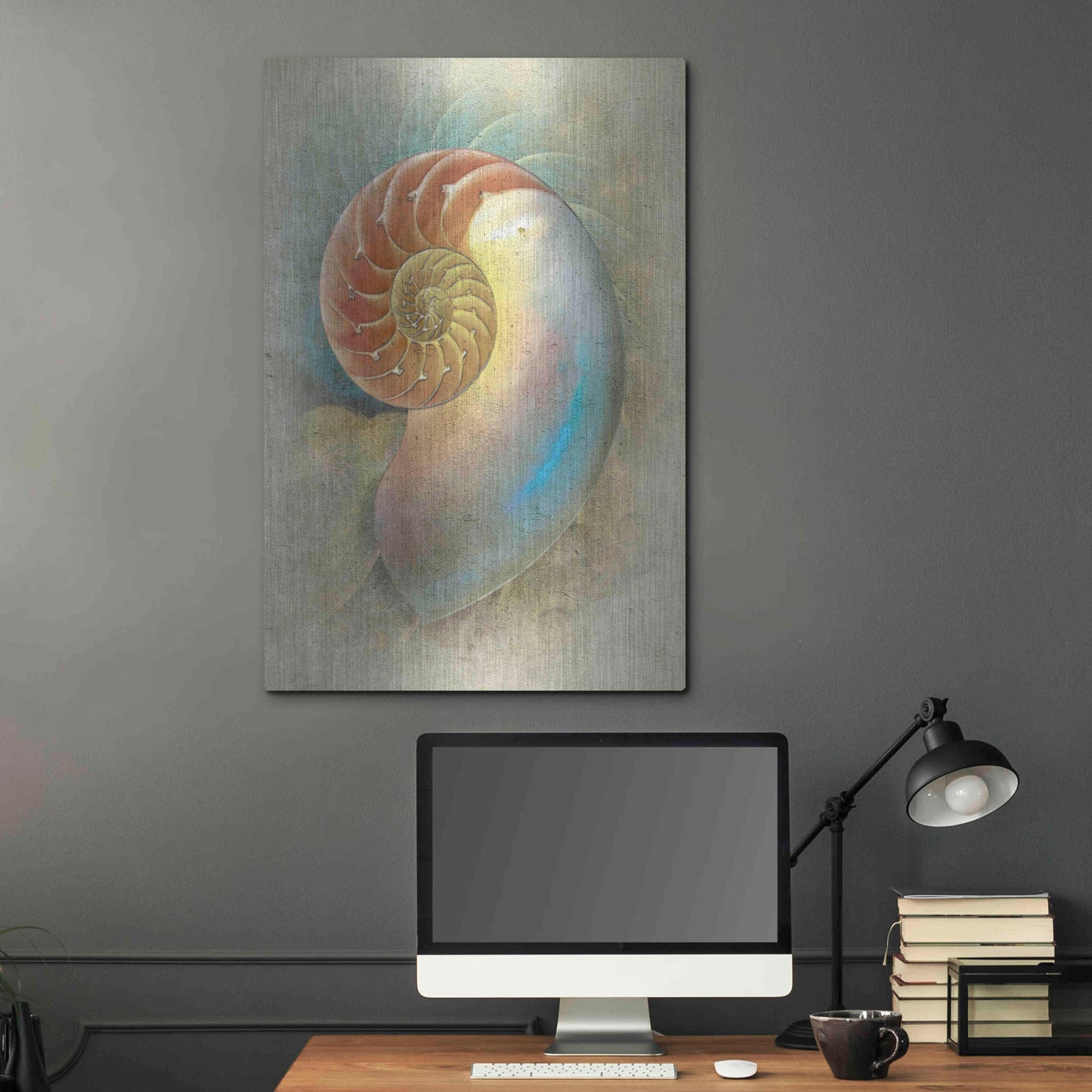 Luxe Metal Art 'Aquatica II' by Steve Hunziker, Metal Wall Art,24x36