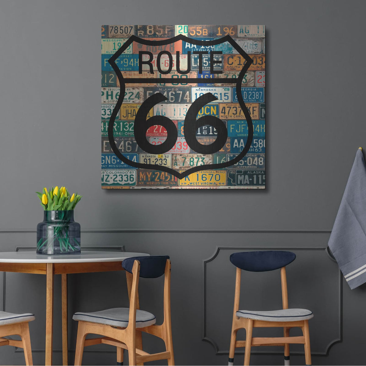 'Garage Sign V' by Studio W – Metal Wall Art, 36x36 room view