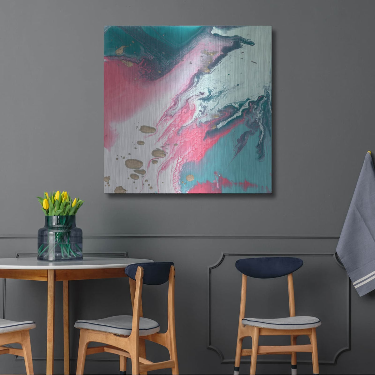 'Unintended Consequences II' by Studio W – Metal Wall Art, 36x36 room view