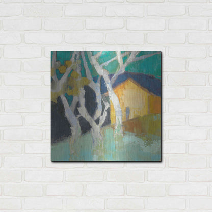 Luxe Metal Art 'Avoca Barn' by Sue Jachimiec, Metal Wall Art,24x24