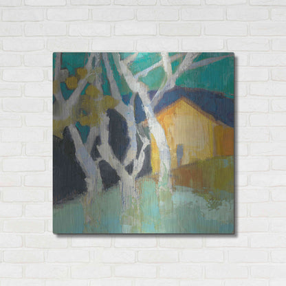 Luxe Metal Art 'Avoca Barn' by Sue Jachimiec, Metal Wall Art,36x36