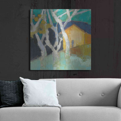 Luxe Metal Art 'Avoca Barn' by Sue Jachimiec, Metal Wall Art,36x36