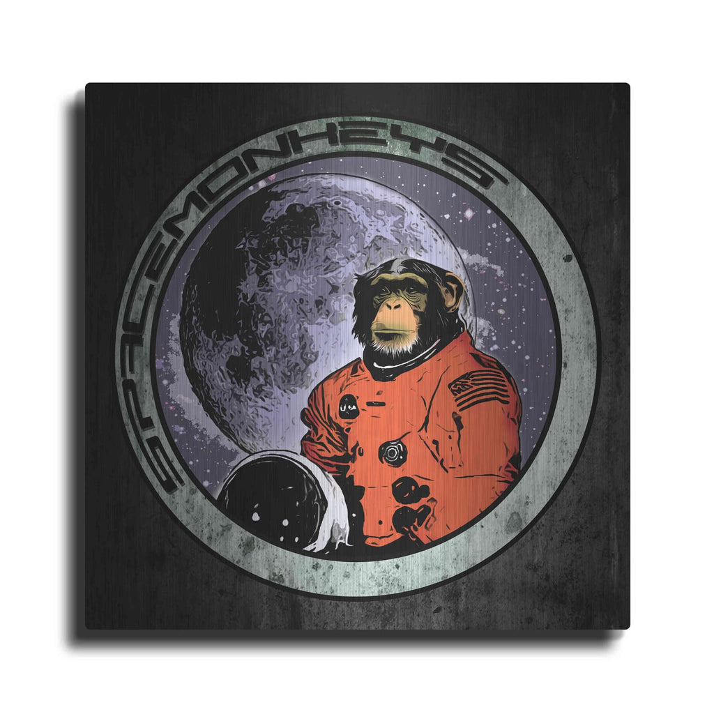 'Space Monkeys' by Nicklas Gustafsson – Metal Wall Art