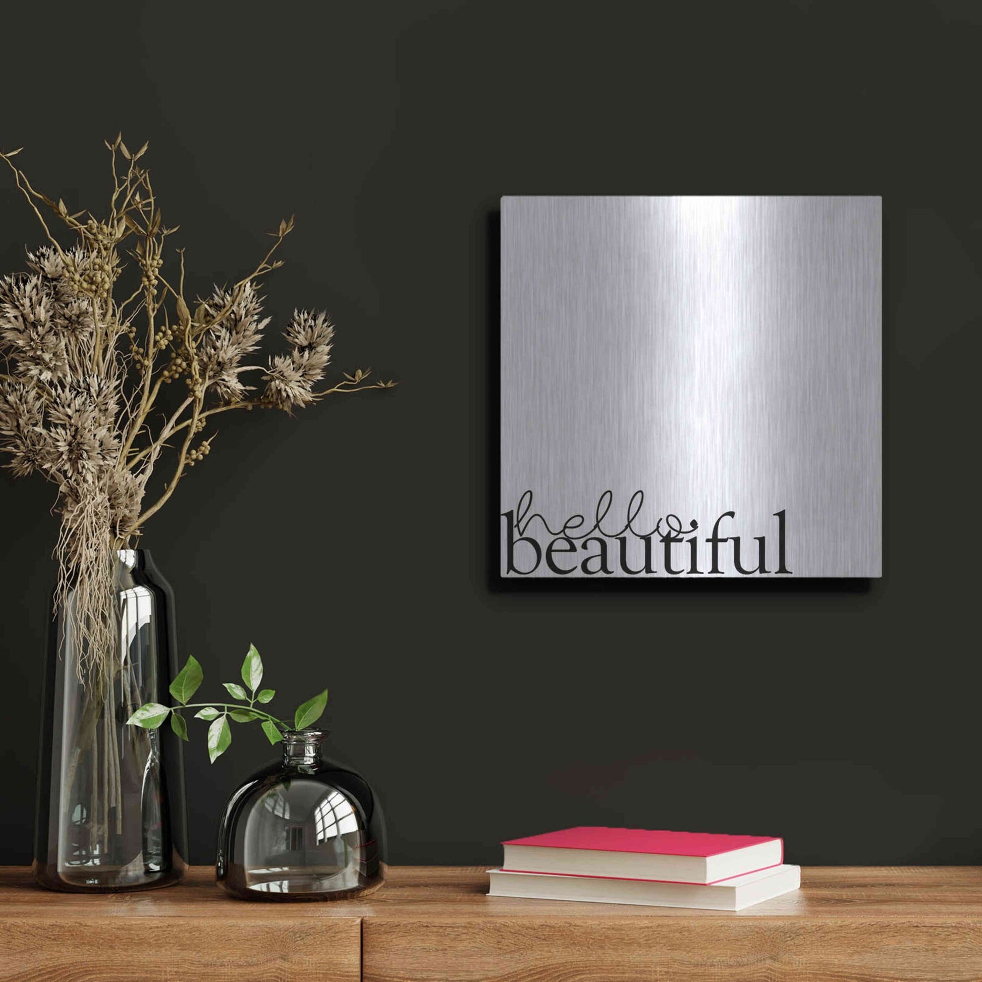 Luxe Metal Art 'Love Quotes IV' by Anna Hambly, Metal Wall Art,12x12