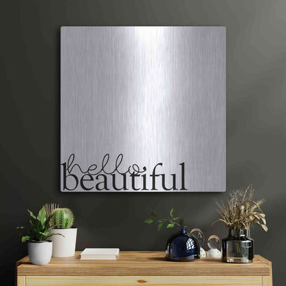 Luxe Metal Art 'Love Quotes IV' by Anna Hambly, Metal Wall Art,24x24