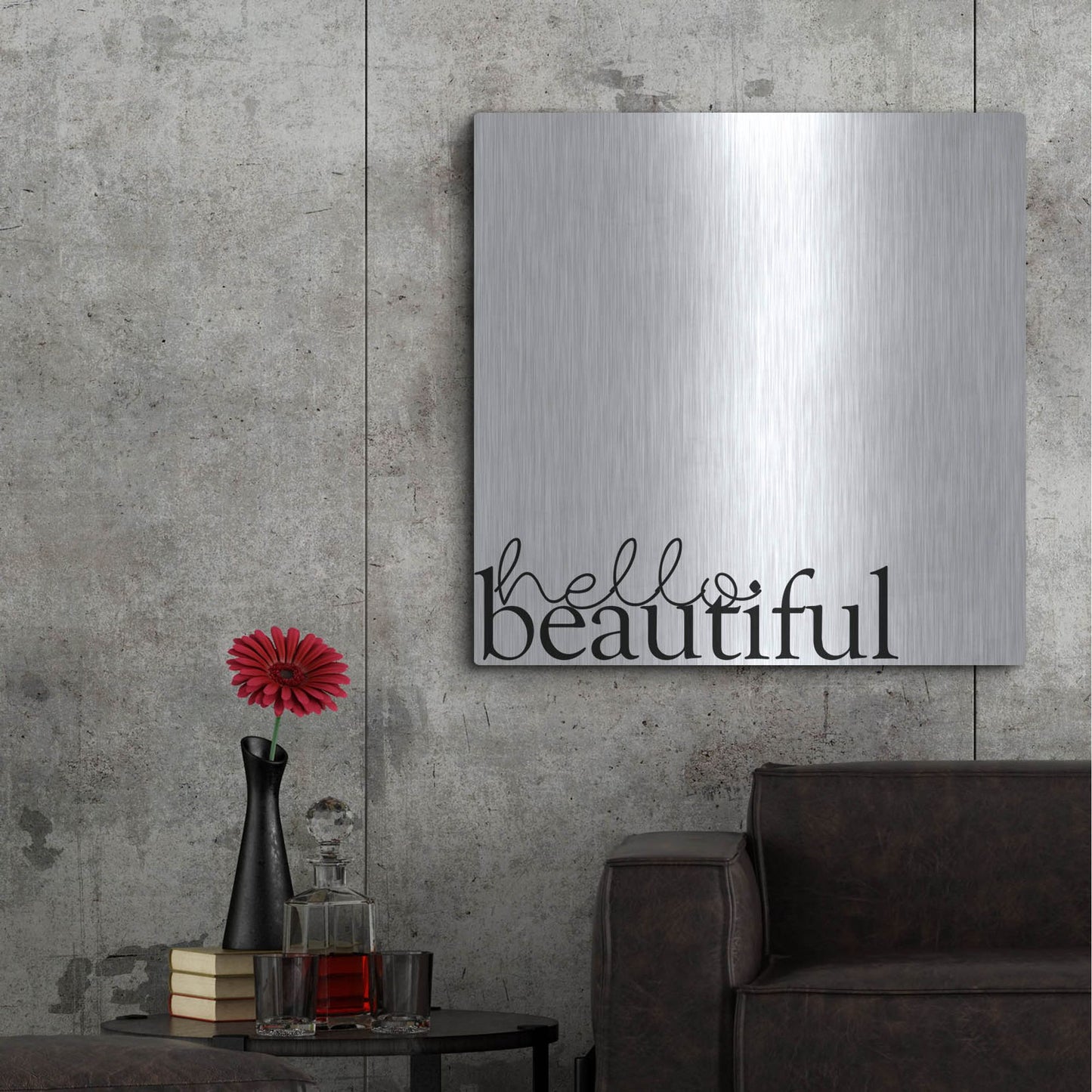 Luxe Metal Art 'Love Quotes IV' by Anna Hambly, Metal Wall Art,36x36