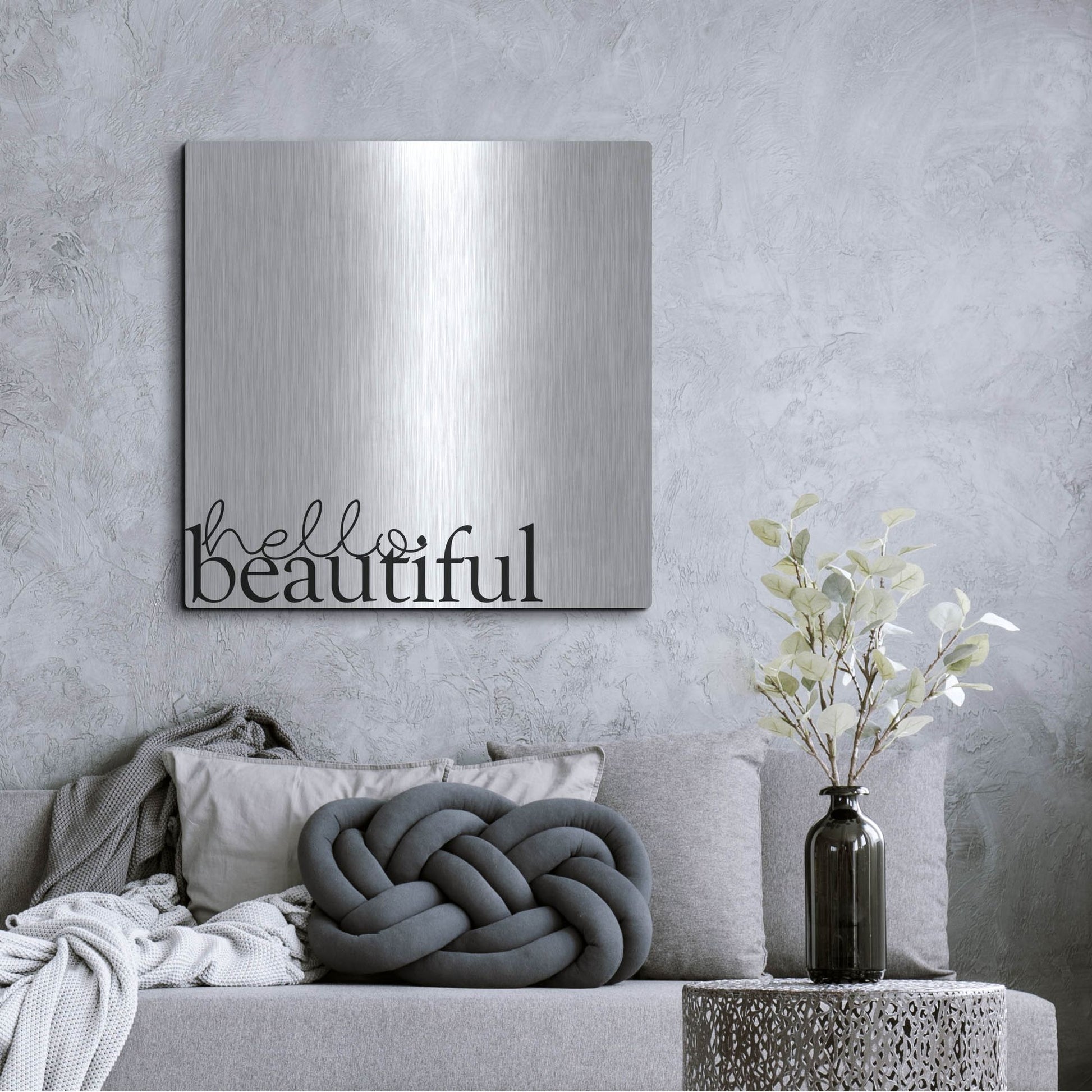 Luxe Metal Art 'Love Quotes IV' by Anna Hambly, Metal Wall Art,36x36