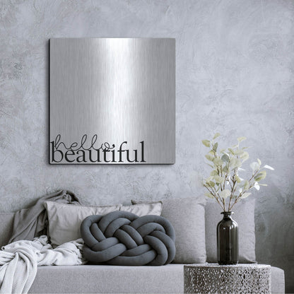 Luxe Metal Art 'Love Quotes IV' by Anna Hambly, Metal Wall Art,36x36