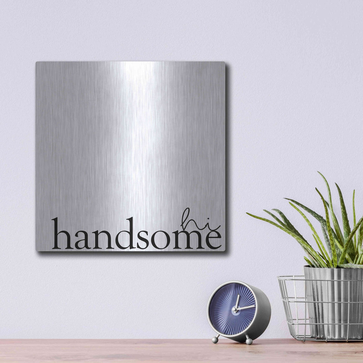 Luxe Metal Art 'Love Quotes V' by Anna Hambly, Metal Wall Art,12x12
