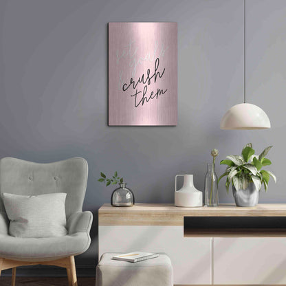 Luxe Metal Art 'GRL PWR I' by Anna Hambly, Metal Wall Art,16x24