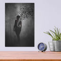 'The Butterfly Transformation' by Nicklas Gustafsson – Metal Wall Art, 12x16 room view