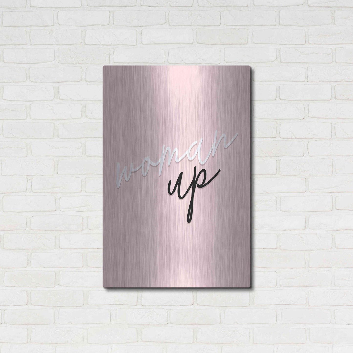 Luxe Metal Art 'GRL PWR VI' by Anna Hambly, Metal Wall Art,24x36