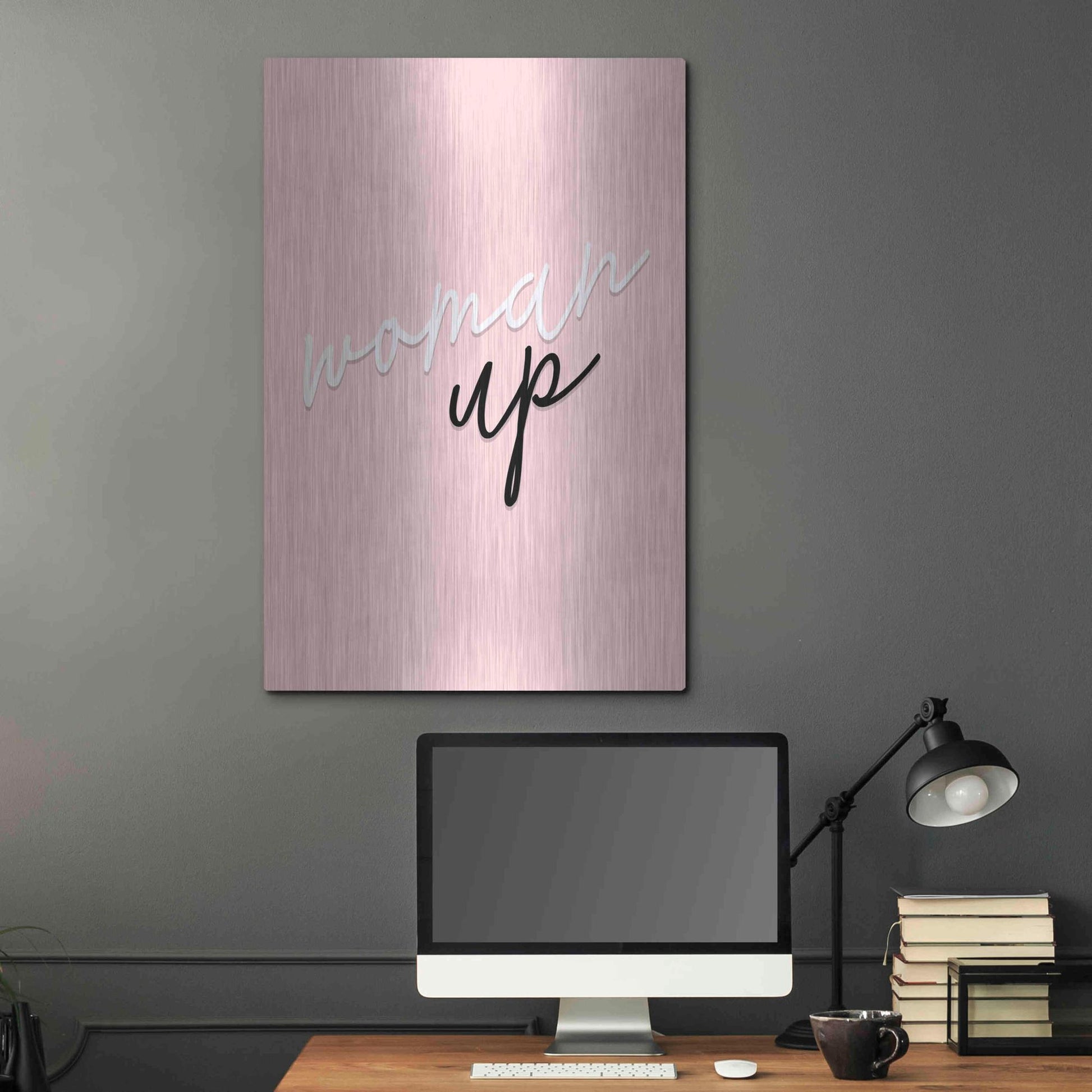 Luxe Metal Art 'GRL PWR VI' by Anna Hambly, Metal Wall Art,24x36