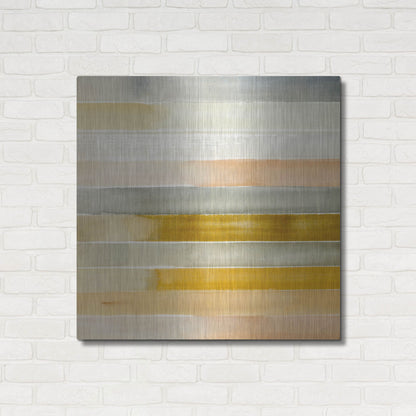 Luxe Metal Art 'Dreaming Borders I' by Annie Warren, Metal Wall Art,36x36
