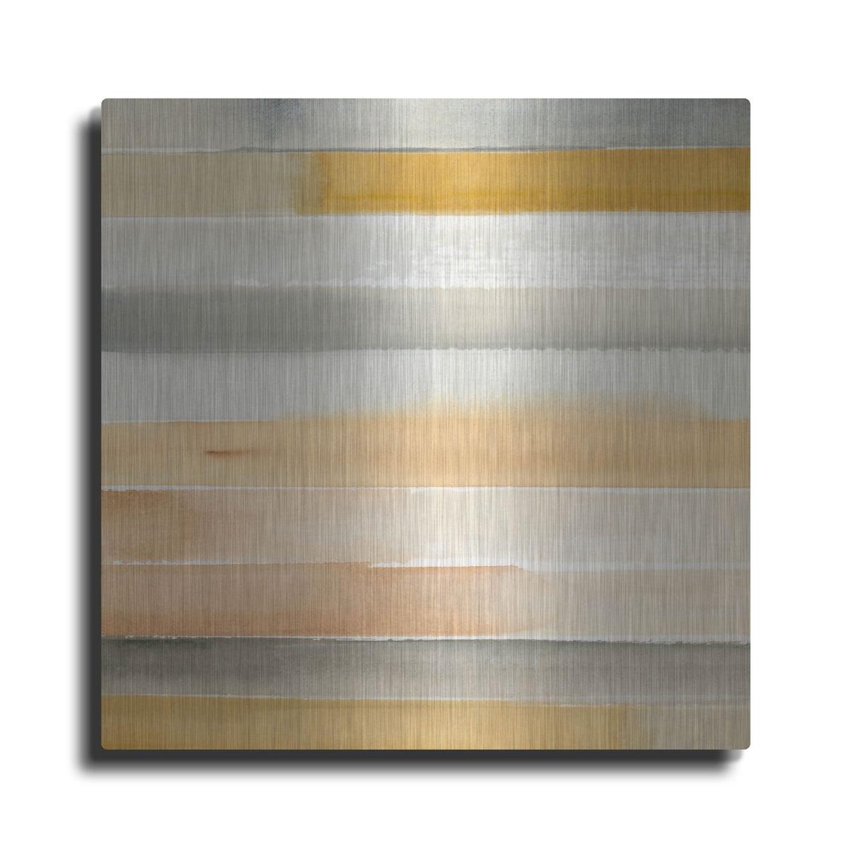 Luxe Metal Art 'Dreaming Borders II' by Annie Warren, Metal Wall Art