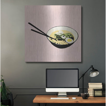 Luxe Metal Art 'Ramen Bar I' by Annie Warren, Metal Wall Art,36x36