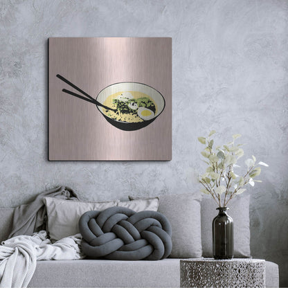 Luxe Metal Art 'Ramen Bar I' by Annie Warren, Metal Wall Art,36x36