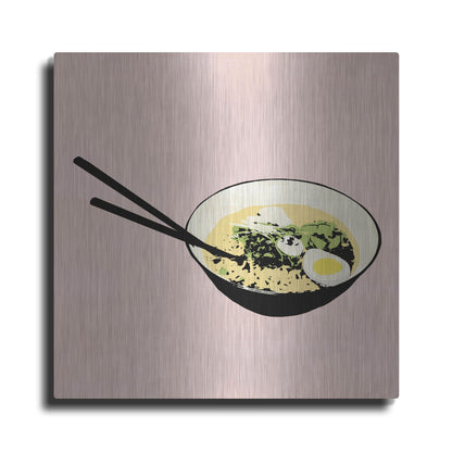 Luxe Metal Art 'Ramen Bar I' by Annie Warren, Metal Wall Art