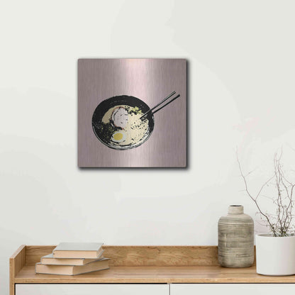 Luxe Metal Art 'Ramen Bar II' by Annie Warren, Metal Wall Art,12x12