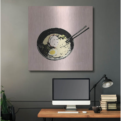 Luxe Metal Art 'Ramen Bar II' by Annie Warren, Metal Wall Art,36x36