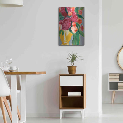 Luxe Metal Art 'Plush Harvest II' by Annie Warren, Metal Wall Art,16x24