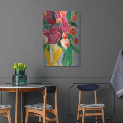 Luxe Metal Art 'Plush Harvest II' by Annie Warren, Metal Wall Art,24x36